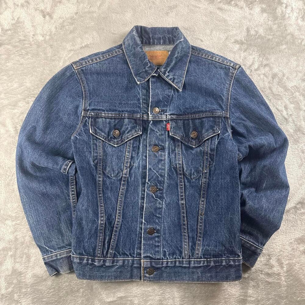 Vintage Levi’s 70505-0217 Denim Trucker Jacket Size 34 Small USA Blue